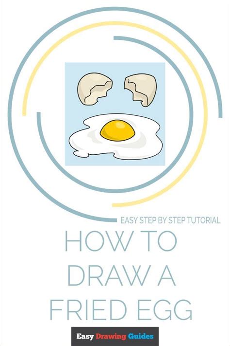 How To Draw A Fried Egg Really Easy Drawing Tutorial Drawing