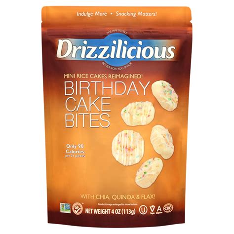 Drizzilicious Birthday Cake Bites, 4 oz - ShopRite