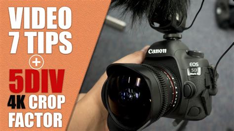 Canon 5D Mark IV Video Tips and Tricks - YouTube