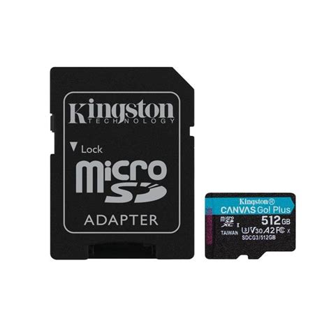 Kingston Canvas Go Plus MicroSD SD Card 170 90MB 512GB Billig