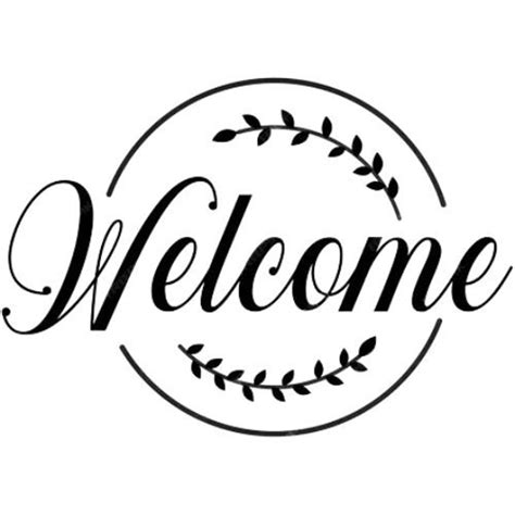 Welcome SVG Welcome Sign SVG Welcome Sign Clipart Digital Download Cut ...