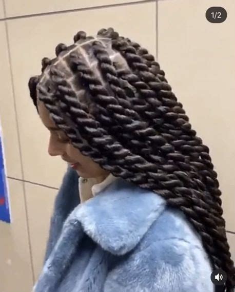 Big Twist Braids Hairstyles Rope Twist Braids Braided Hairstyles For