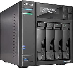 Asustor Lockerstor Gen As T Bay Nas Quad Core Ghz Cpu