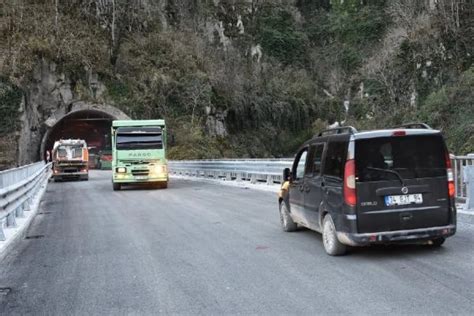 Ordu Da Heyelan Nedeniyle Kapanan Yol Yeniden A Ld Haberler