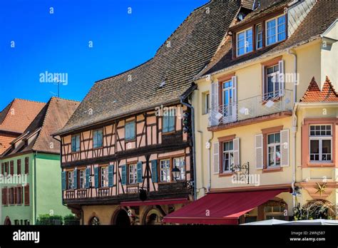 picturesque village kaysersberg   res stock photography  images