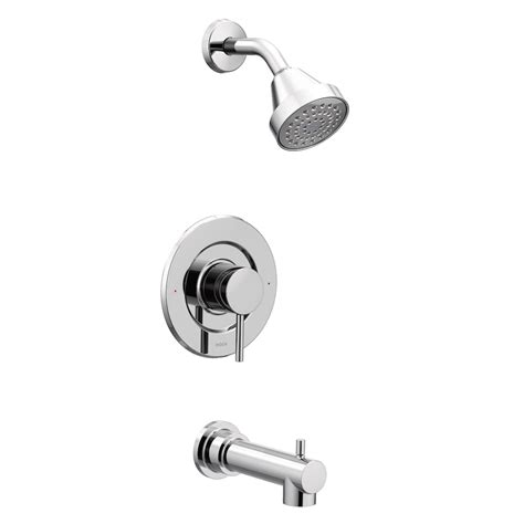 Moen Align Single Handle Posi Temp Eco Performance Bathtub Shower Faucet Trim Kit In Chrom