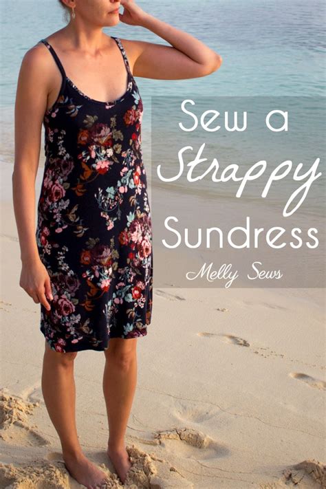 Strappy Tank Dress Sew Spaghetti Strap Dress Melly Sews