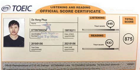 Chứng chỉ tiếng Anh TOEIC là gì Giá trị bằng của TOEIC EU Vietnam