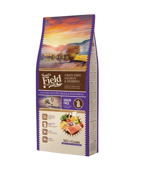 Sam S Field Adult Grain Free Salmon Herring 13 Kg