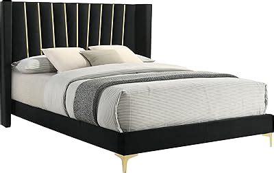 Amazon Garveehome Upholstered Canopy Bed Frame Queen Size With