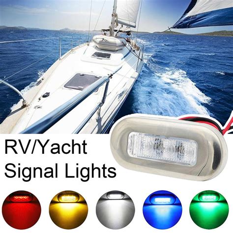 Buy 1PCS Marine Boat Transom LED Stern Light Cold White Tail LED