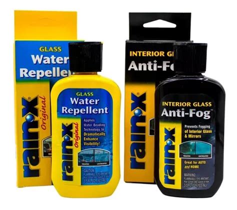 Revestimento RAINX Antilluvia y Antiempañante em líquido amarelo preto