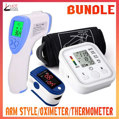 3in1 Health Monitoring Arm Style Finger Pulse Oximeter And Infrared