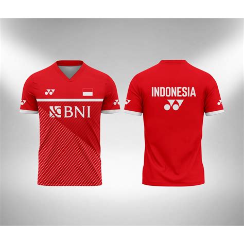 Jual Jersey Badminton Indonesia 2021 Yonex Shopee Indonesia