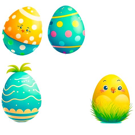 Easter Egg Cartoon Designs