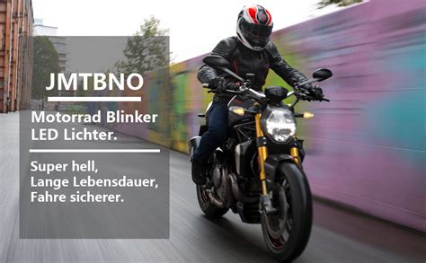 Jmtbno X Motorrad Led Blinker Vorne Hinten Licht Universal Miniblinker