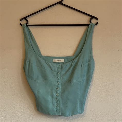 Nude Lucy Cupro Top Sz S Depop