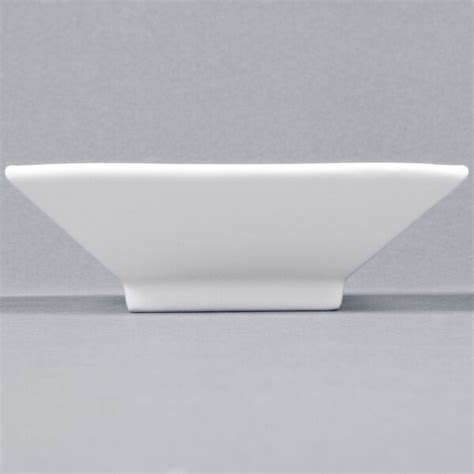 Cac Cty Citysquare Oz Bright White Square Porcelain Bowl Case