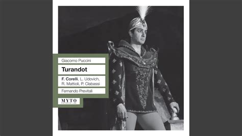 Turandot Act III Nessun Dorma YouTube Music