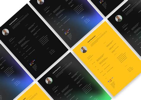 Modern & Clean Resume - Figma Resume Template | UI4Free