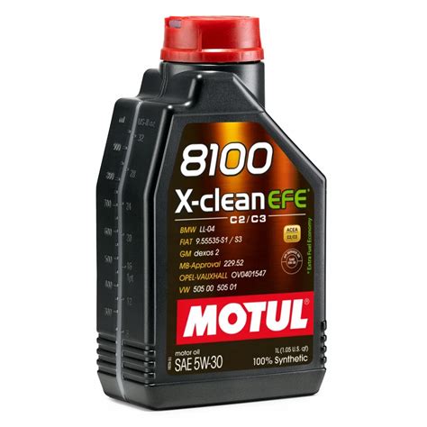 Olej MOTUL 8100 X Clean 5W30 EFE 1L SN C2 C3 Dexos2 109470 Za 45 07