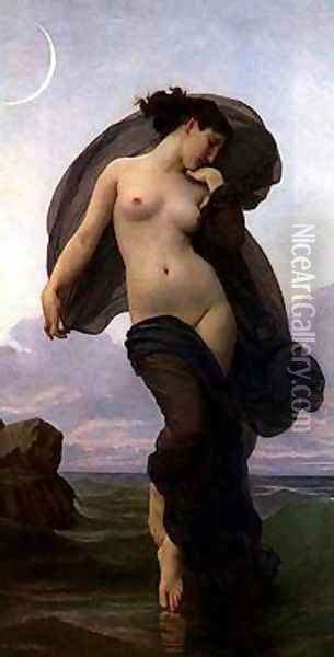 Evening Mood Oil Painting Reproduction By William Adolphe Bouguereau