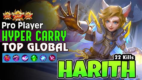 Offlane Hypercarry Harith Top Global Harith Gameplay By Pro Player