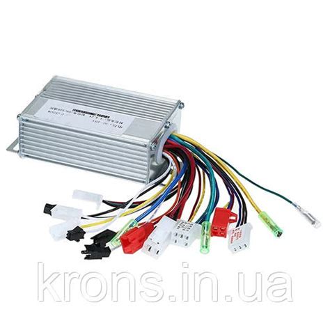 Контроллер для бесколлекторного мотора мотор-колеса 36/48В 17А 350Вт ...