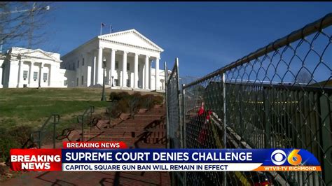 Virginia Supreme Court Upholds Northams Gun Ban At Capitol Square