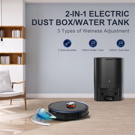 Lydsto R In Smart Robot Vacuum Cleaner With Mop Automatic Self