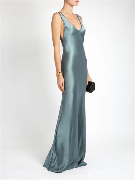 Satin Maxi Dress Fashion Fancy Dresses Slip Dress