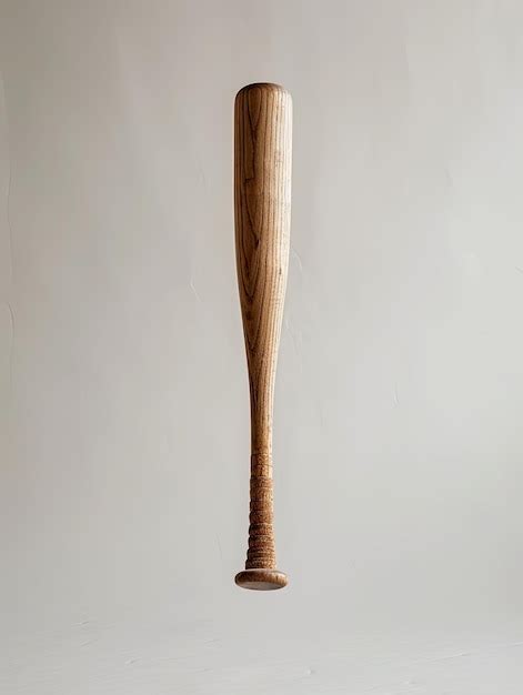 Premium Photo Vintage Wooden Baseball Bat On White Backgroundxa