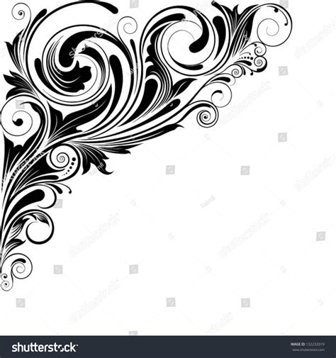 Swirl Angle Design Stock Vector (Royalty Free) 132232019 | Shutterstock