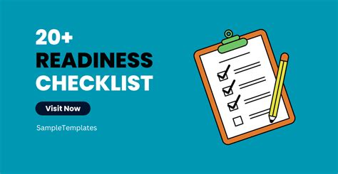 Free 20 Readiness Checklist Samples In Pdf