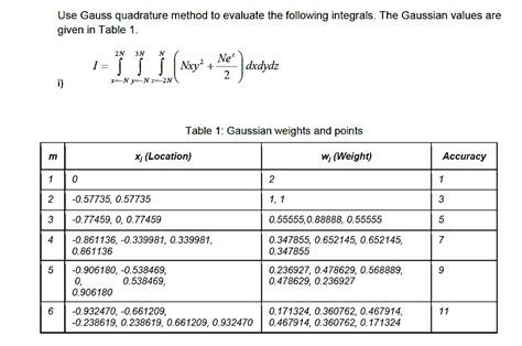 Use Gauss Quadrature Method To Evaluate The Following