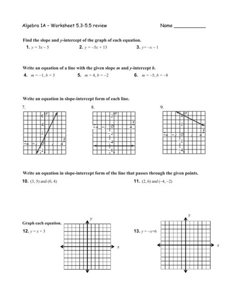 Slope Two-point Formula Answer Key