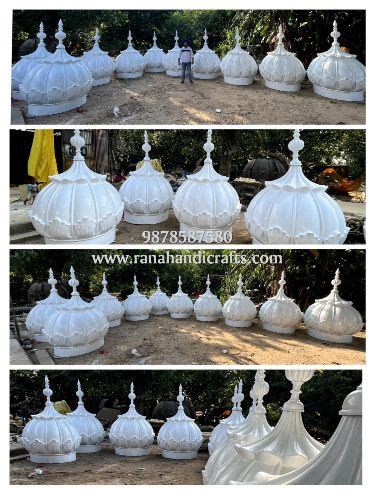 Fiberglass Gurdwara Domes Small Silicon Fiber Domes