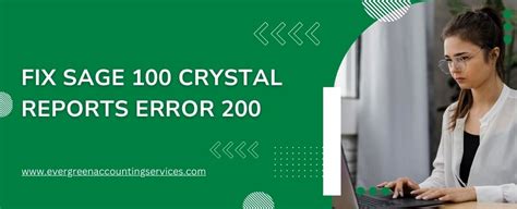 Easy Steps To Resolve Sage Crystal Reports Error