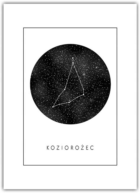 Plakat Znaki Zodiaku X Kozioro Ec Konstelacja Plk Zz N K Cena