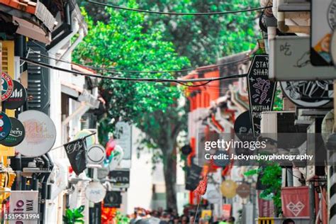 Shophouses And Shopping Malls At Little India In Singapore High Res