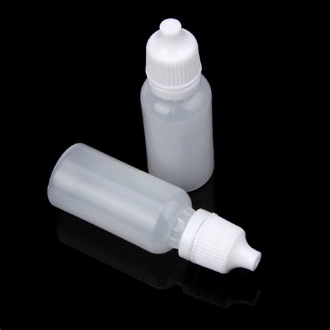 BESTPICK 25 50 100PCS 15ml Empty Plastic Squeezable Dropper Bottles