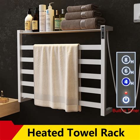 Купить Сантехника bathroom heated towel rail with shelf 110v wall