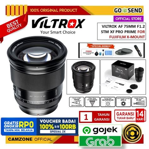 Jual Viltrox AF 75mm F1 2 STM XF PRO Prime Lens For Fujifilm X Mount