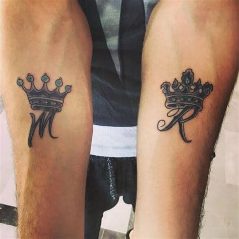 Matching King And Queen Tattoos For Couples Tattoos