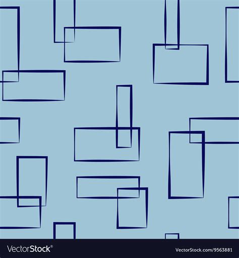 Rectangle seamless pattern Royalty Free Vector Image