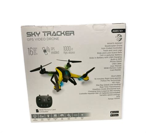 Vivitar DRC 445 VTI Skytracker GPS Drone 681066172216 EBay