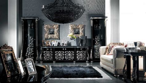 Modern gothic interiors - 66 photo