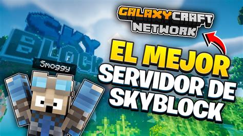 EL MEJOR SERVIDOR De SKYBLOCK SURVIVAL Y ONEBLOCK En MINECRAFT NO