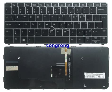 Teclado Retroiluminado Para HP Elitebook 725 G3 828 G3 820 G3 Laptop