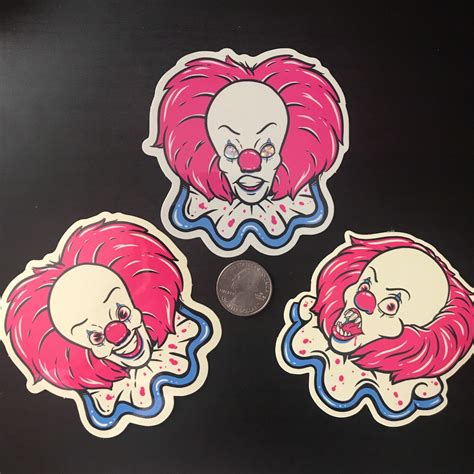 Pennywise 3 Sticker Pack Etsy